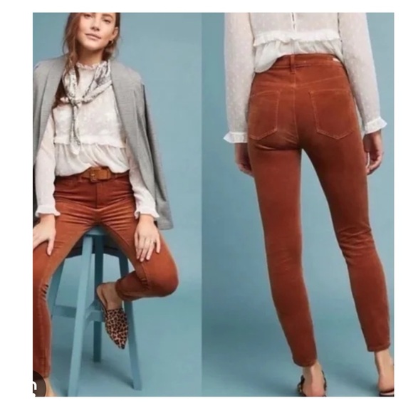 Anthro Pilcro & the Letterpress high rise skinny cords 25 - Picture 2 of 5